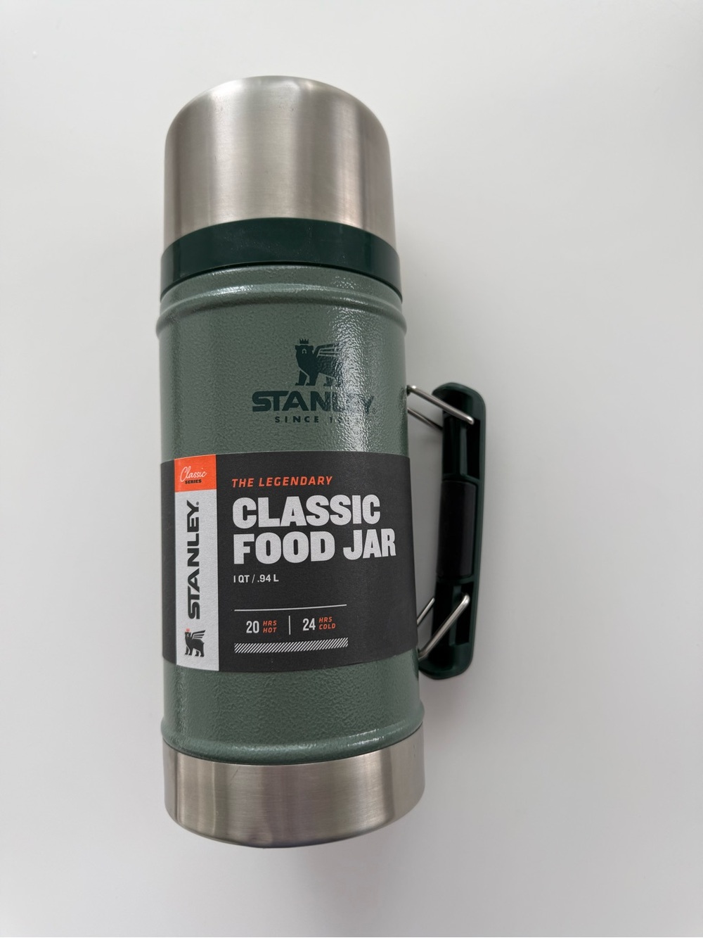 Stanley Green and Stainless Steel Classic Food Jar